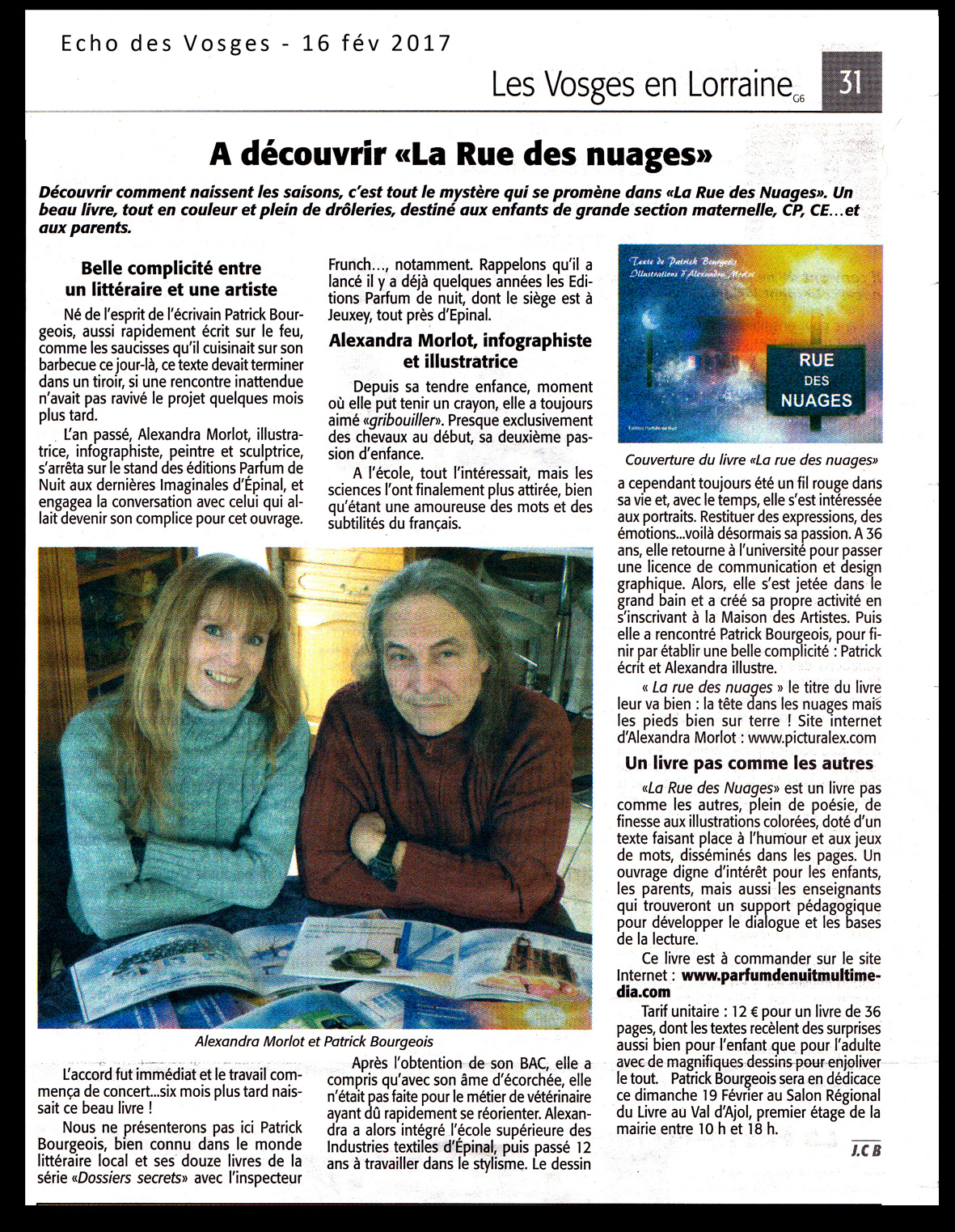 article Echo des Vosges